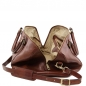 Preview: TL Voyager Leder-Weekender klein Interieur Preview: TL Voyager Leder-Weekender klein Interieur