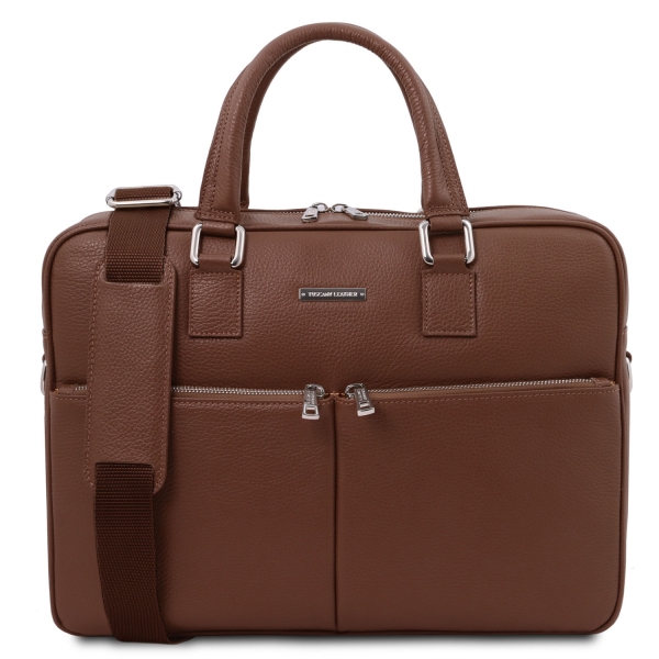Leder Aktentasche Treviso Braun