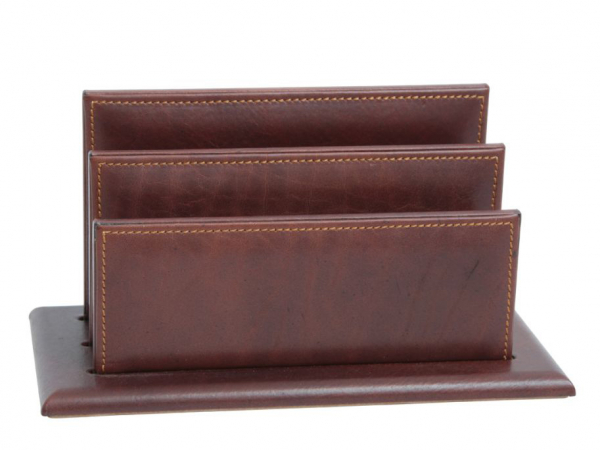 Old Angler Briefhalter Leder