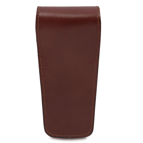 Tuscany Leather Stifte-Etui Leder Braun Rückseite