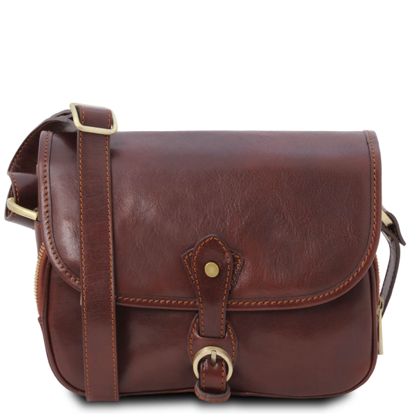 Tuscany Leather Schultertasche Leder braun Alessia