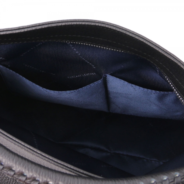 Tuscany Leather Handtasche schwarz Interieur-1