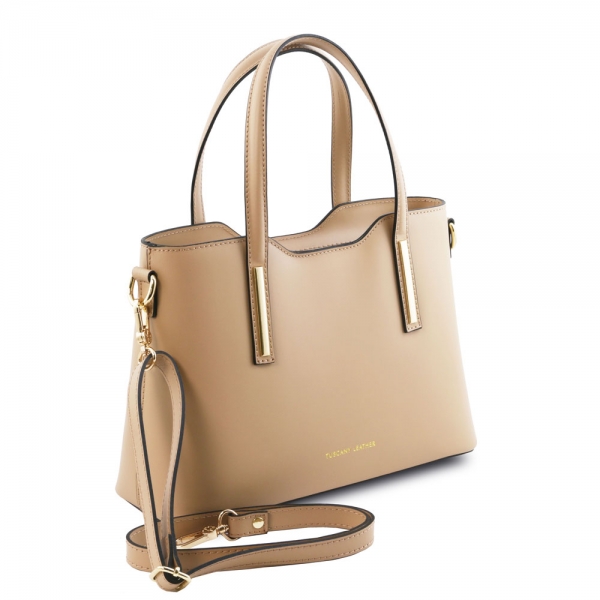 Tuscany Leather Leder-Handtasche Olimpia klein Seite
