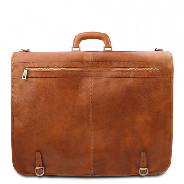 Tuscany Leather Kleidersack aus Leder "Papeete" Rückseite