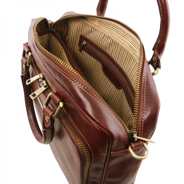 Tuscany Leather Laptop Aktentasche Pisa Interieur