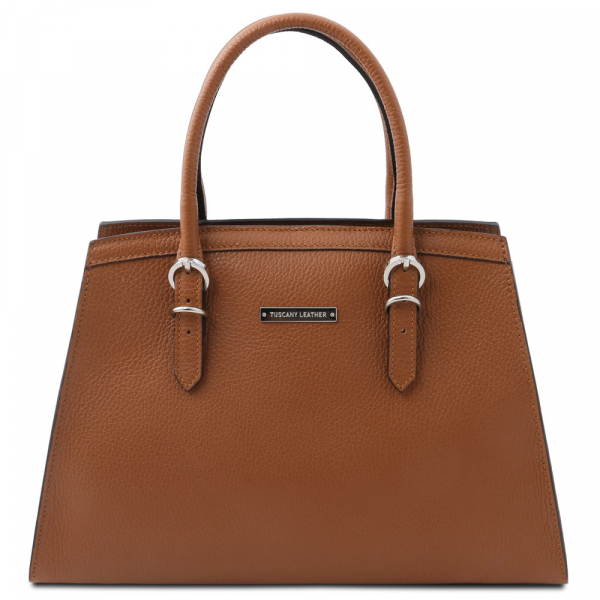 TL Bag Leder-Handtasche TL142147 Cognac
