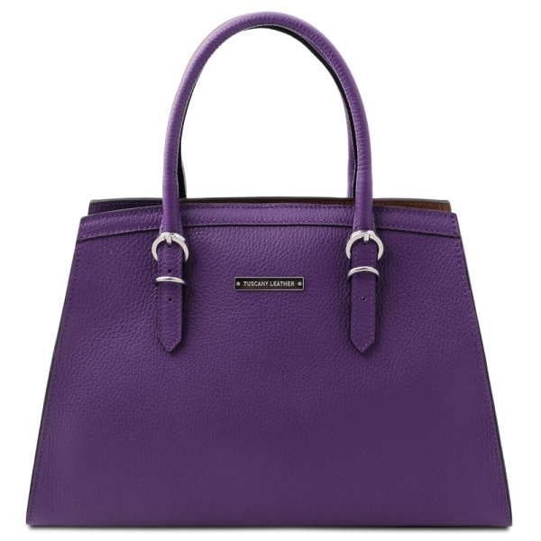 TL Bag Leder-Handtasche TL142147 Purple