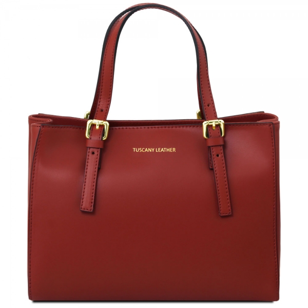 Tuscany Leather Handtasche Aura Rot