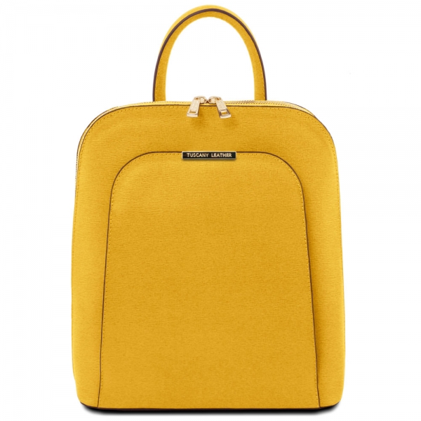 Tuscany Leather Rucksack Leder gelb