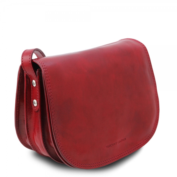 Tuscany Leather Schultertasche Isabella Rot
