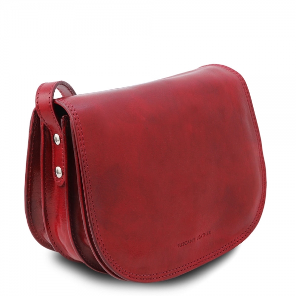 Tuscany Leather Schultertasche Isabella rot