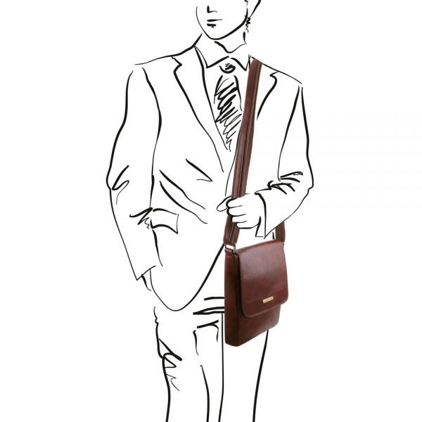 Leder-Umhängetasche John outfit