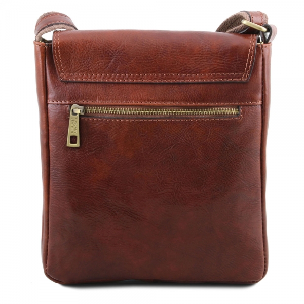 Leder-Umhängetasche John rückseite