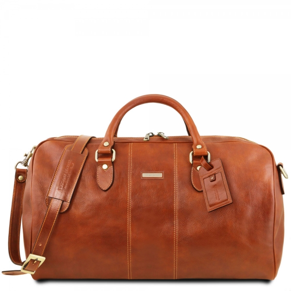 Leder Reisetasche Lisbona gross Honig