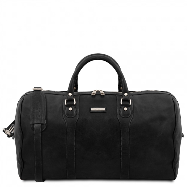 Leder Reisetasche Oslo Schwarz