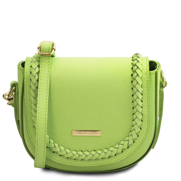 Tuscany Leather Schultertasche Saddle lime