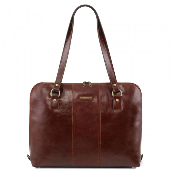 Tuscany Leather Shopper Ravenna Braun
