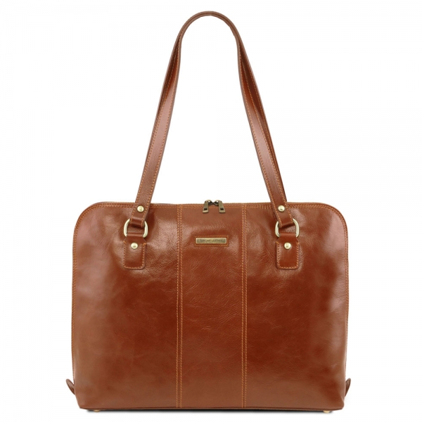 Tuscany Leather Shopper Ravenna Honig