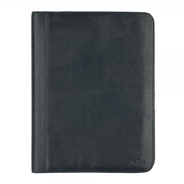 Tony Perotti Schreibmappe A4 aus Leder schwarz