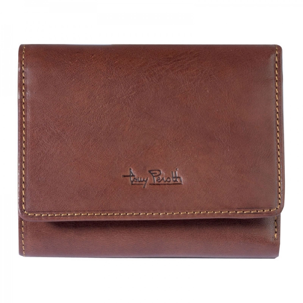 Herrenbrieftasche aus Leder 2604 Braun front