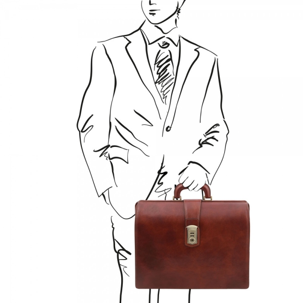 Tuscany Leather Business-Aktentasche Canova Outfit