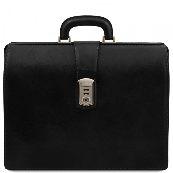 Tuscany Leather Business-Aktentasche Canova schwarz