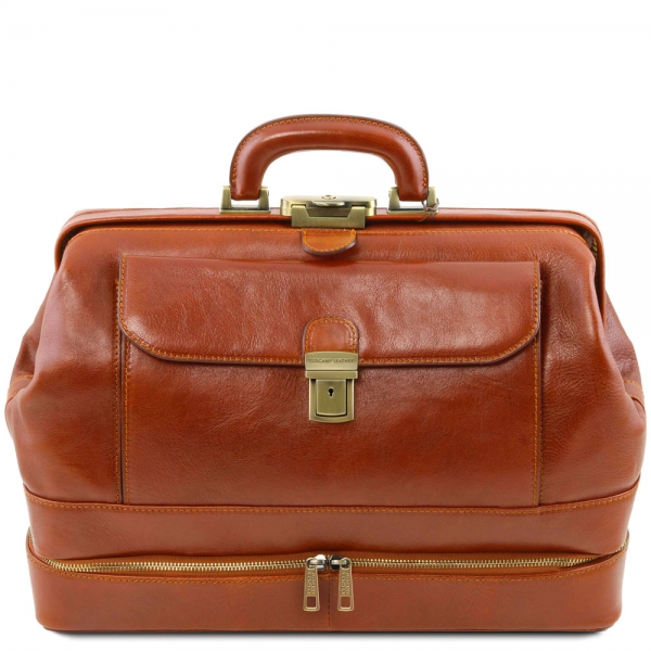 Doktortasche Leder Giotto honig