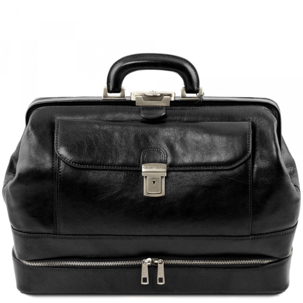 Doktortasche Leder Giotto schwarz