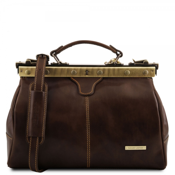 Tuscany Leather Doktortasche Michelangelo Ledertasche dunkelbraun