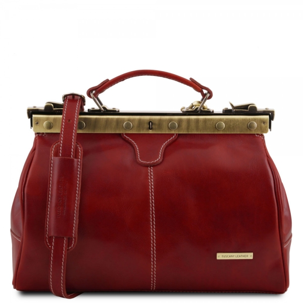 Tuscany Leather Doktortasche Michelangelo Ledertasche rot