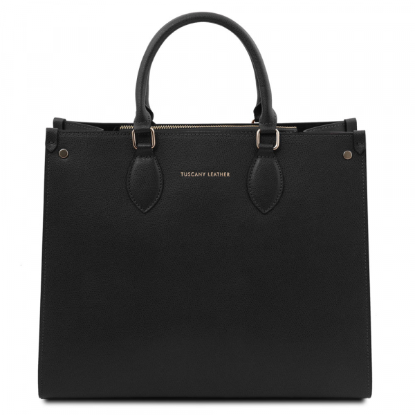 Tuscany Leather Handtasche "Iside" schwarz