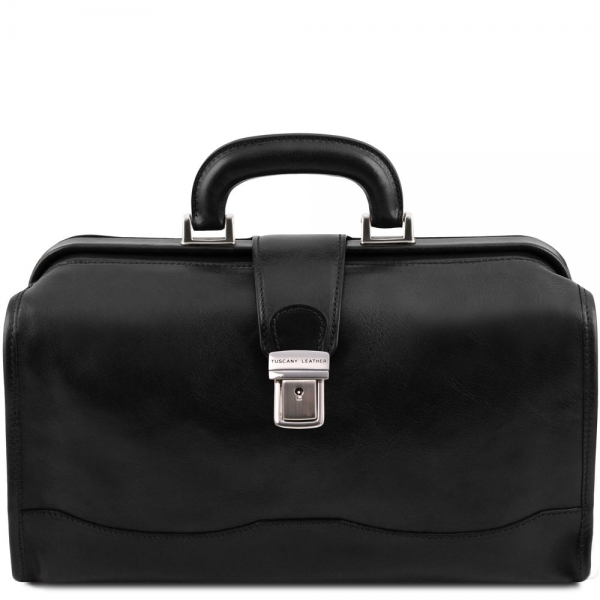 Leder Doktortasche Raffaello schwarz