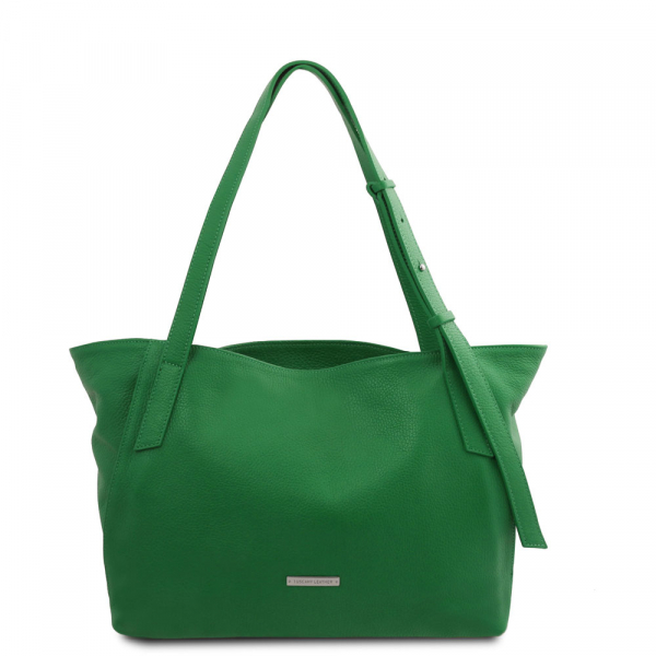 Tuscany Leather Shoppertasche Leder grün