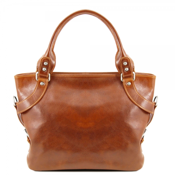 Tuscany Leather Leder-Shopper Ileana honig