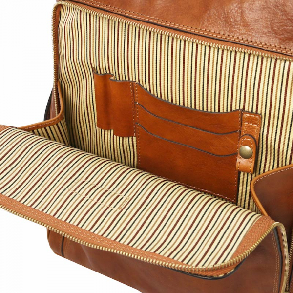 Tuscany Leather Notebook Rucksack Interieur