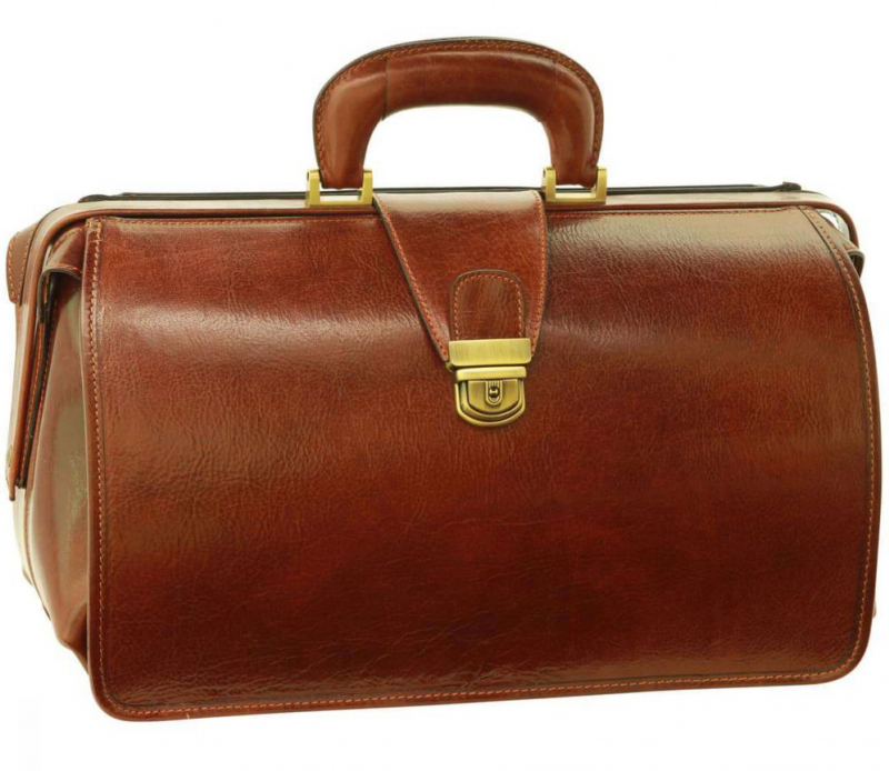Old Angler Leder Doktortasche Braun Old Angler Leder Doktortasche Braun