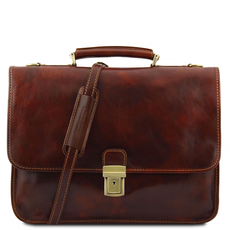 Leder Aktentasche Torino Braun Leder Aktentasche Torino Braun