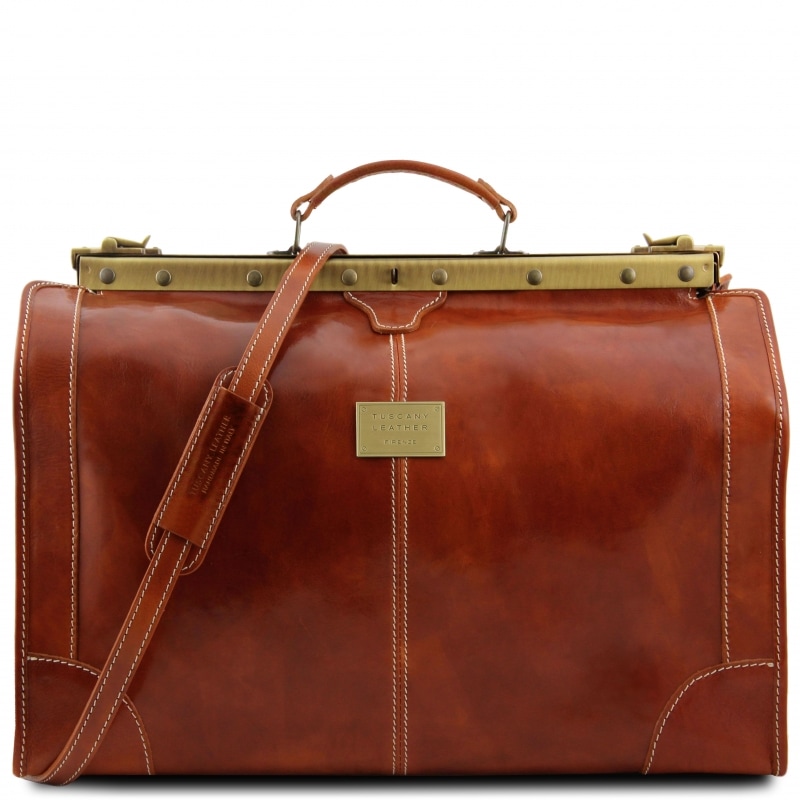Leder Reisetasche Maulbügel Madrid groß honig Leder Reisetasche Maulbügel Madrid groß honig