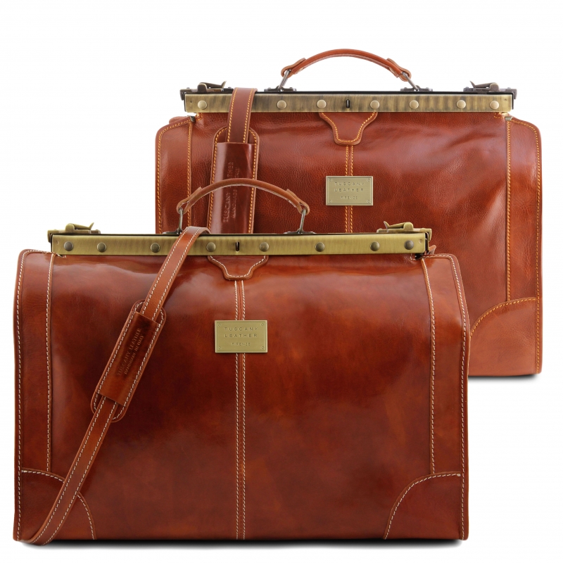 Leder Reisetaschen-Set Madrid honig Leder Reisetaschen-Set Madrid honig