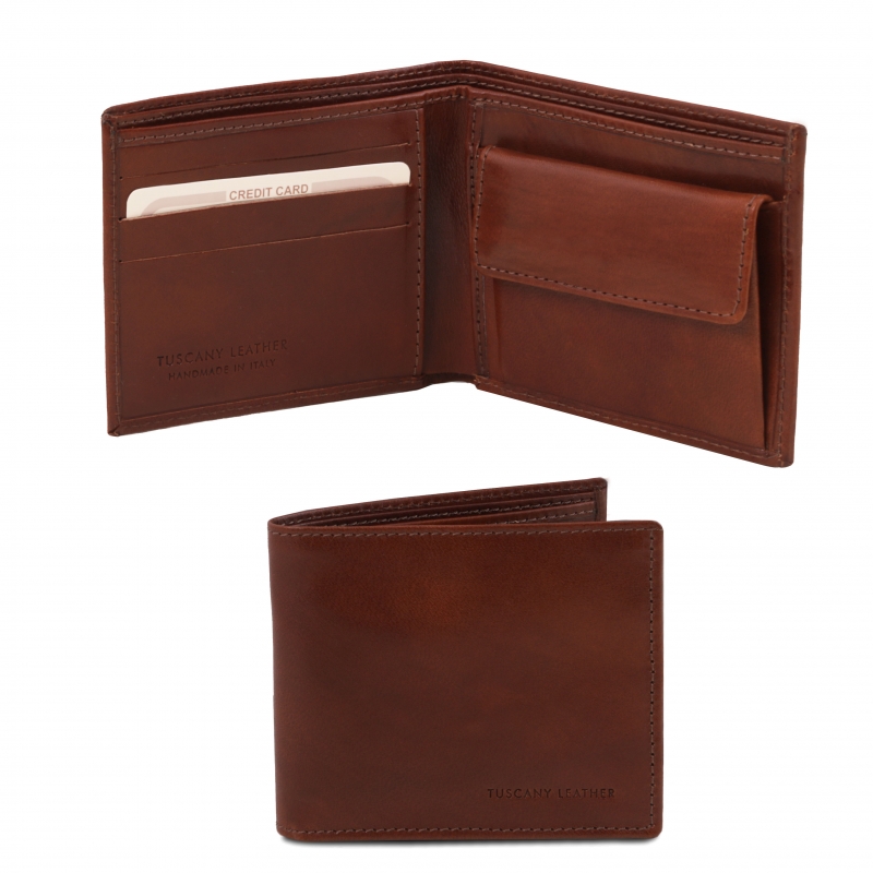 Herren Leder Geldbörse TL141761 braun Herren Leder Geldbörse TL141761 braun