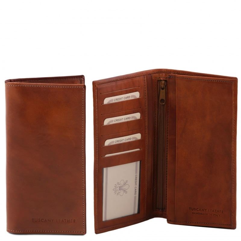 Herren-Leder-Brieftasche-vertikal-TL140777 braun Herren-Leder-Brieftasche-vertikal-TL140777 braun