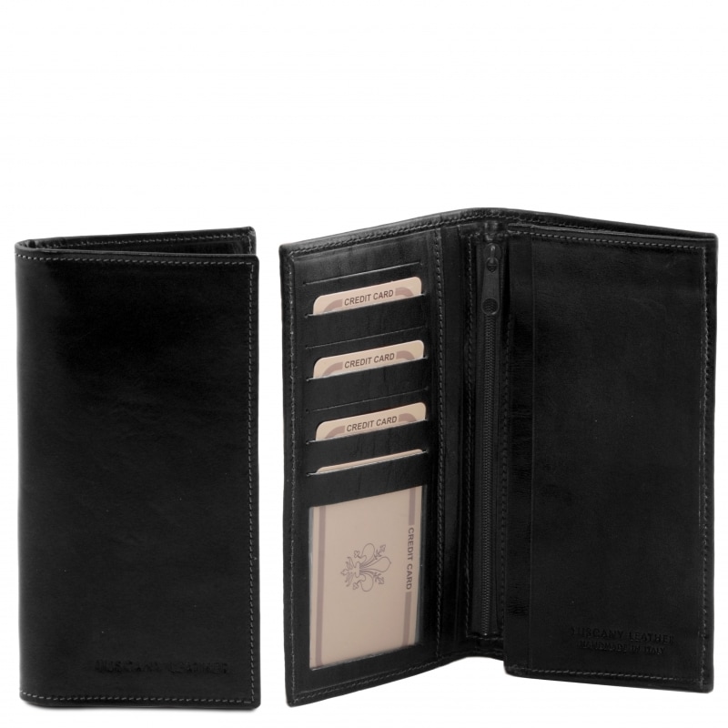 Herren-Leder-Brieftasche-vertikal-TL140777 schwarz Herren-Leder-Brieftasche-vertikal-TL140777 schwarz