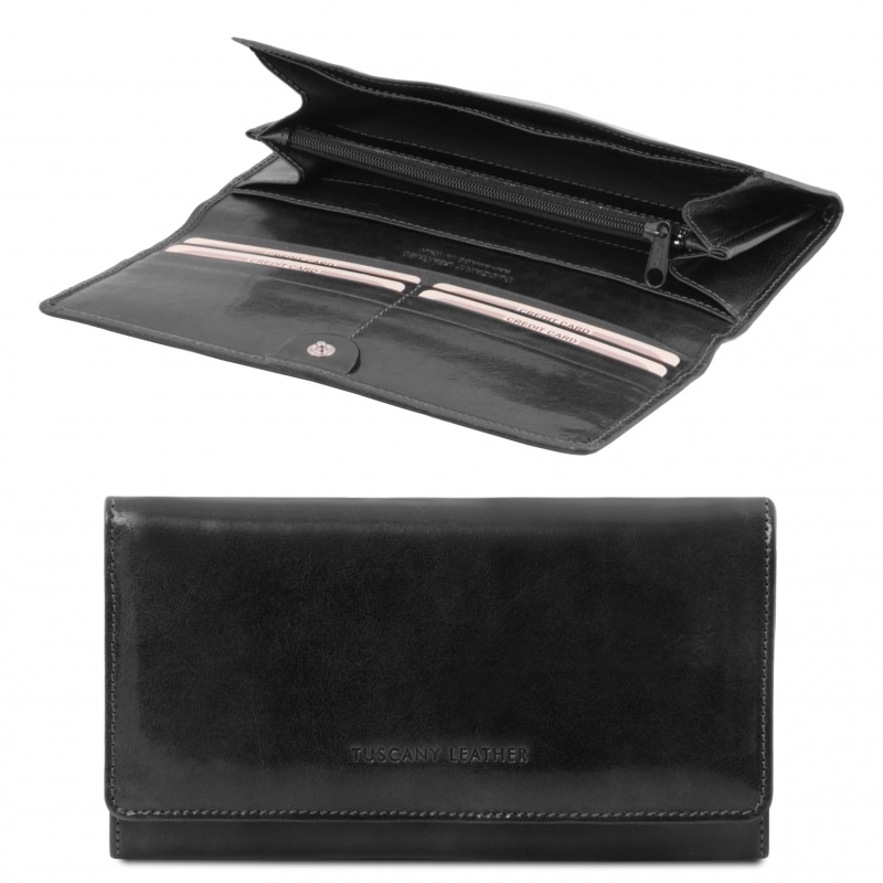 Damen Leder Geldbörse TL140787 schwarz Damen Leder Geldbörse TL140787 schwarz