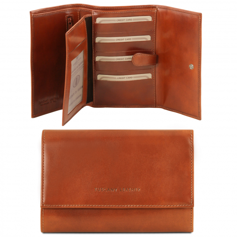 Leder Geldbörse Brieftasche TL140796 honig Leder Geldbörse Brieftasche TL140796 honig