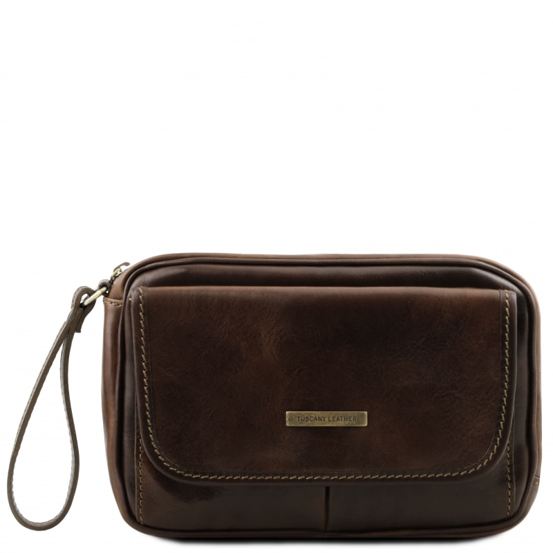 Handgelenktasche Ivan Dunkelbraun Handgelenktasche Ivan Dunkelbraun