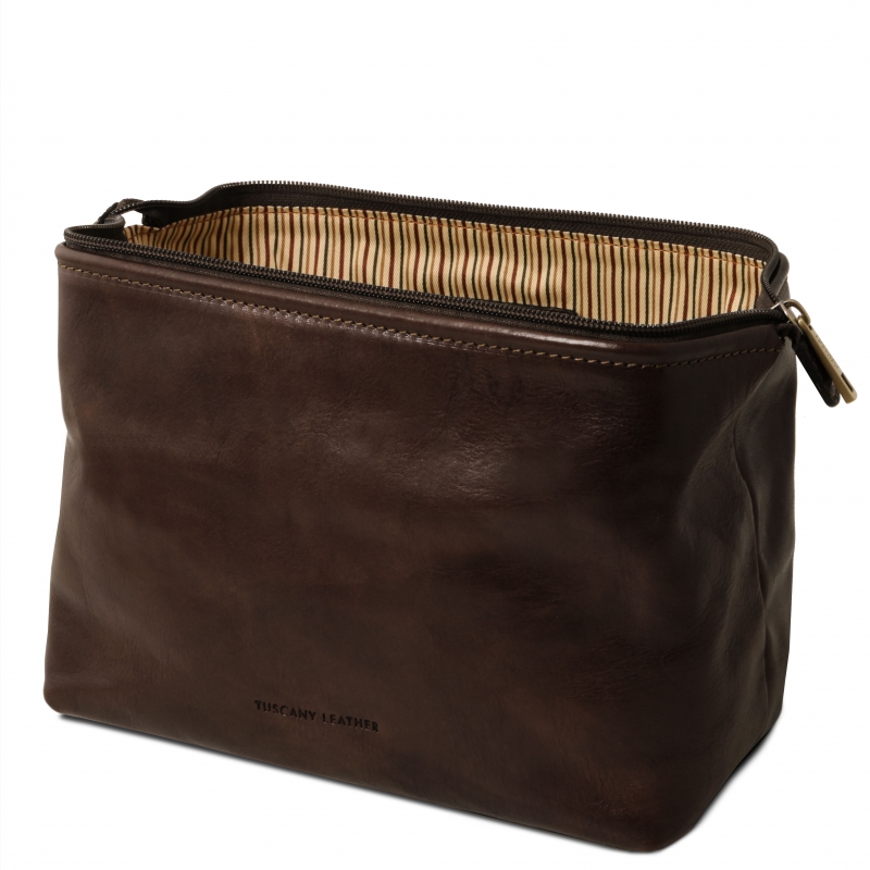 Leder Kulturtasche Smarty gross Leder Kulturtasche Smarty gross