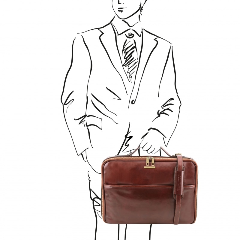 Leder Laptoptasche Vicenza Outfit Leder Laptoptasche Vicenza Outfit