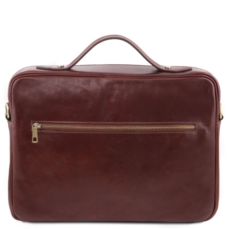 Leder Laptoptasche Vicenza Rückseite Leder Laptoptasche Vicenza Rückseite