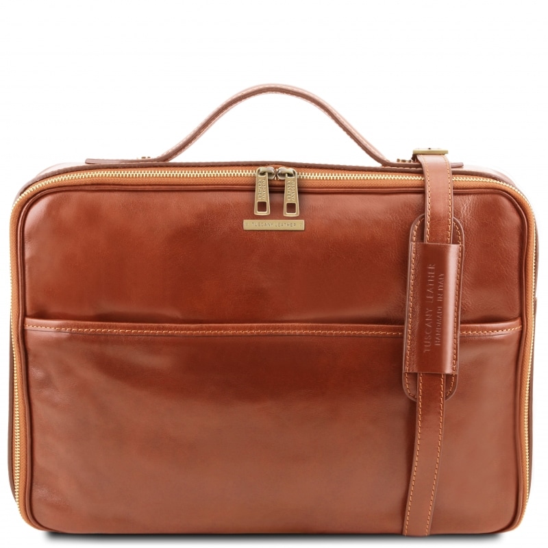 Leder Laptoptasche Vicenza Honig Leder Laptoptasche Vicenza Honig