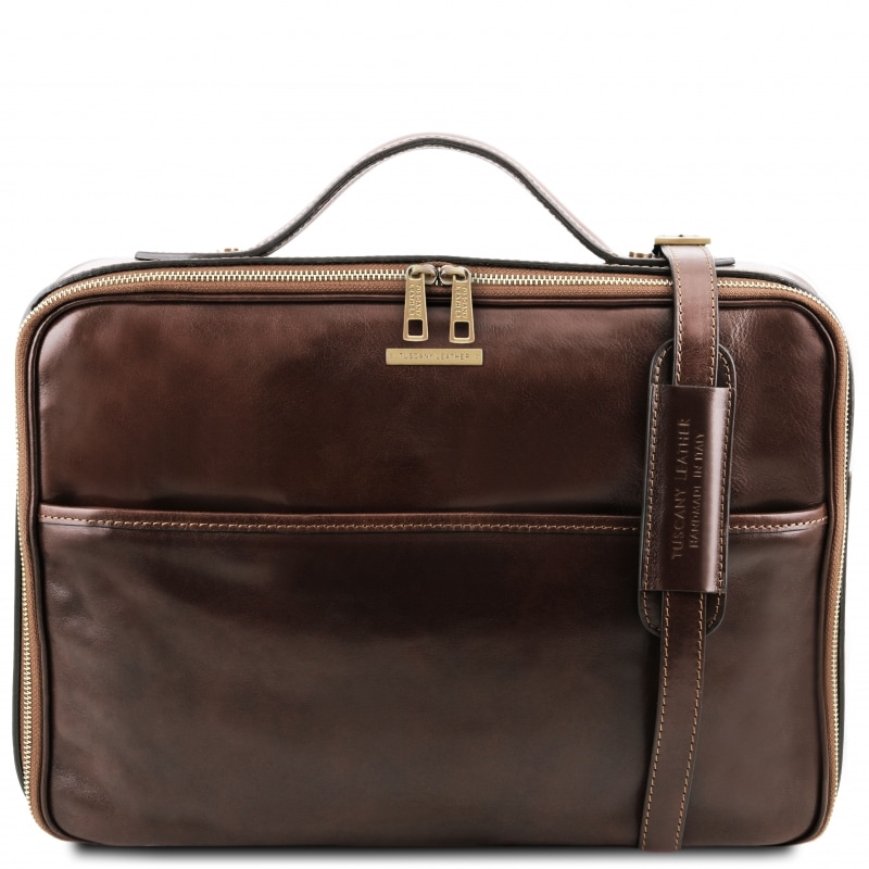 Leder Laptoptasche Vicenza Dunkelbraun Leder Laptoptasche Vicenza Dunkelbraun